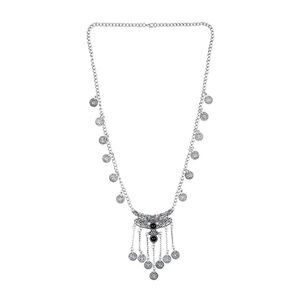Boho Silver Coin Necklace M1311